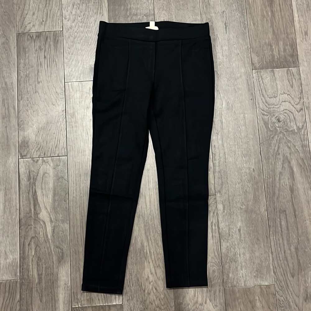 Style & Co Black Ponte Front Seam Leggings - Med. NWOT
